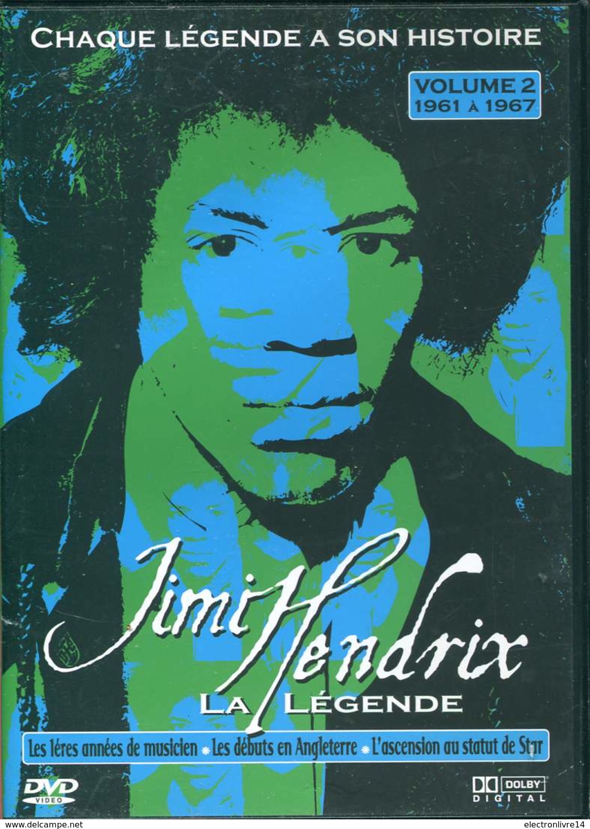 3 Dvd Complet Documentaire Jimy Hendrix La Legende Vf Vostf - DVD Musicales