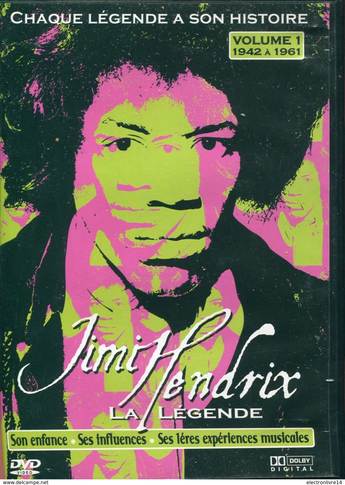 3 Dvd Complet Documentaire Jimy Hendrix La Legende Vf Vostf - Musik-DVD's