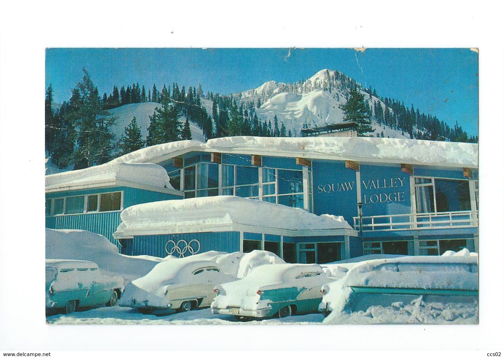 World Famous Squaw Valley Lodge At Squaw Valley Lake Tahoe 1962 - Autres & Non Classés