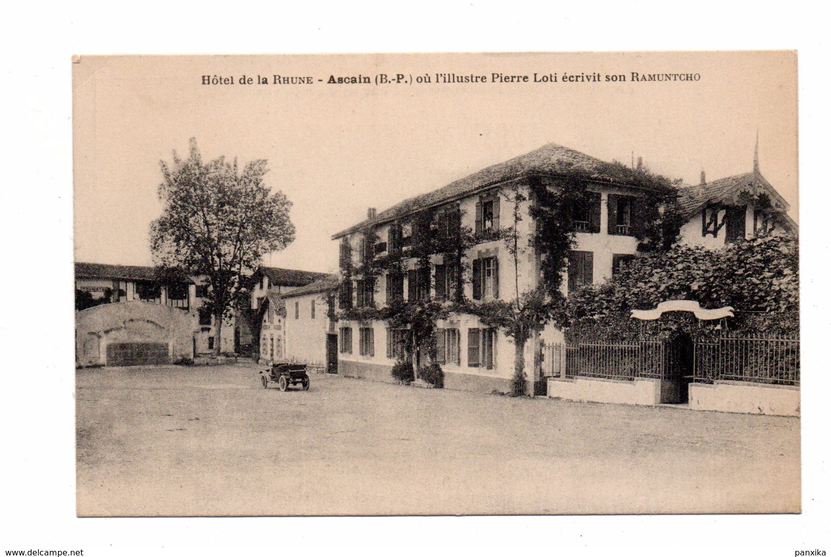 Ascain.  Hotel De La Rhune. - Ascain