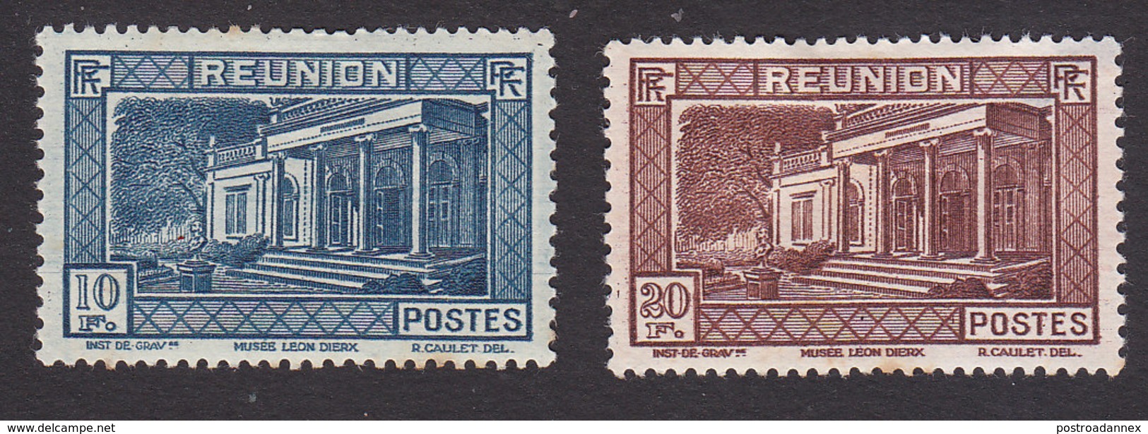 Reunion, Scott #165-166, Mint Hinged, Scenes Of Reunion, Issued 1933 - Neufs