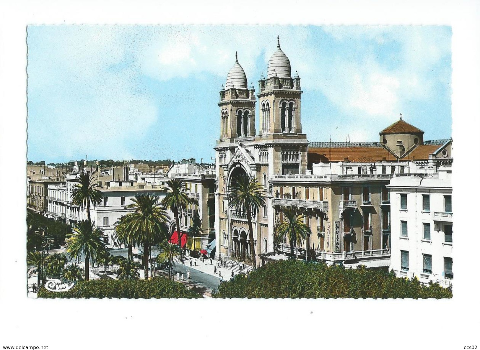 Tunis Avenue Habib-Bourguiba Et La Cathédrale - Tunisie