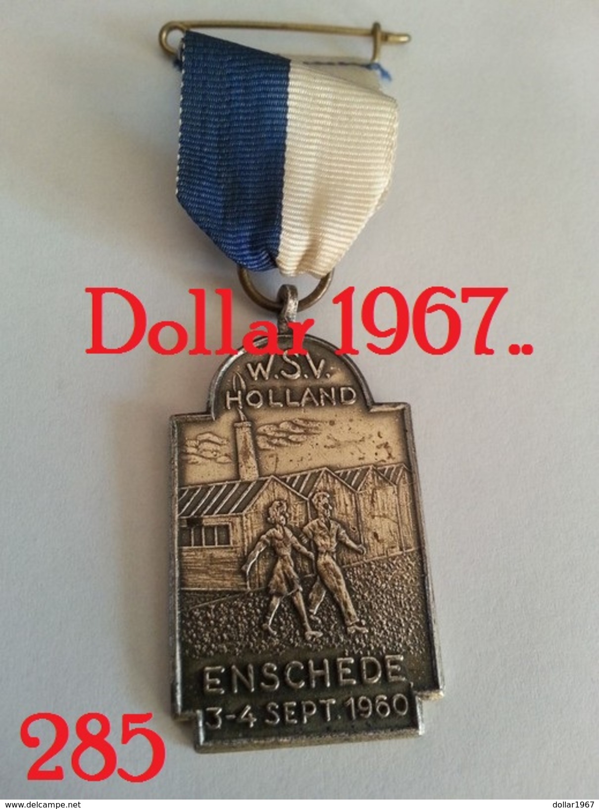 Medaille :Netherlands  - W.S.V Holland Enschede 3-4-9-1960 - Walking Association . - Sonstige & Ohne Zuordnung