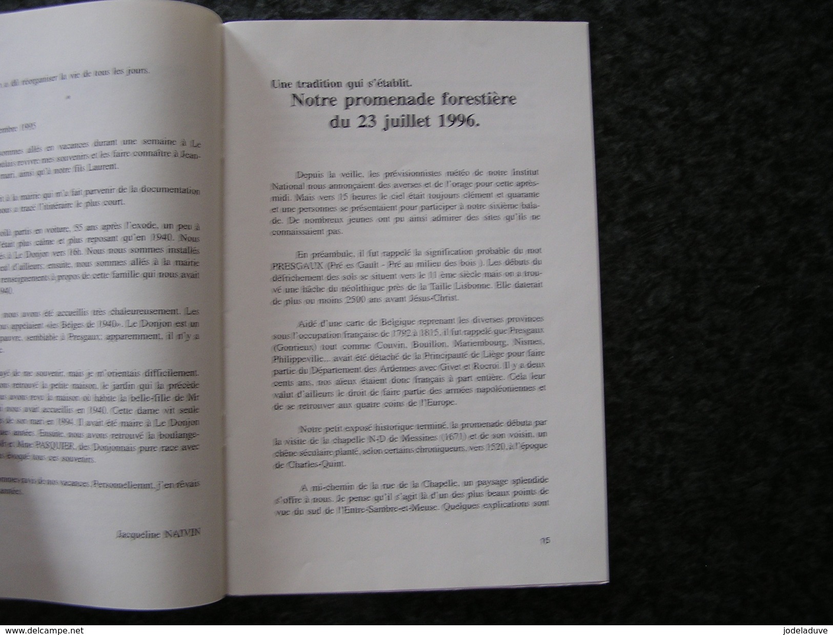 EN FAGNE ET THIERACHE N° 112 1996 Régionalisme Guerre 40 45 Exode Garde Champêtres Gonrieux Calamités Presgaux Cerises