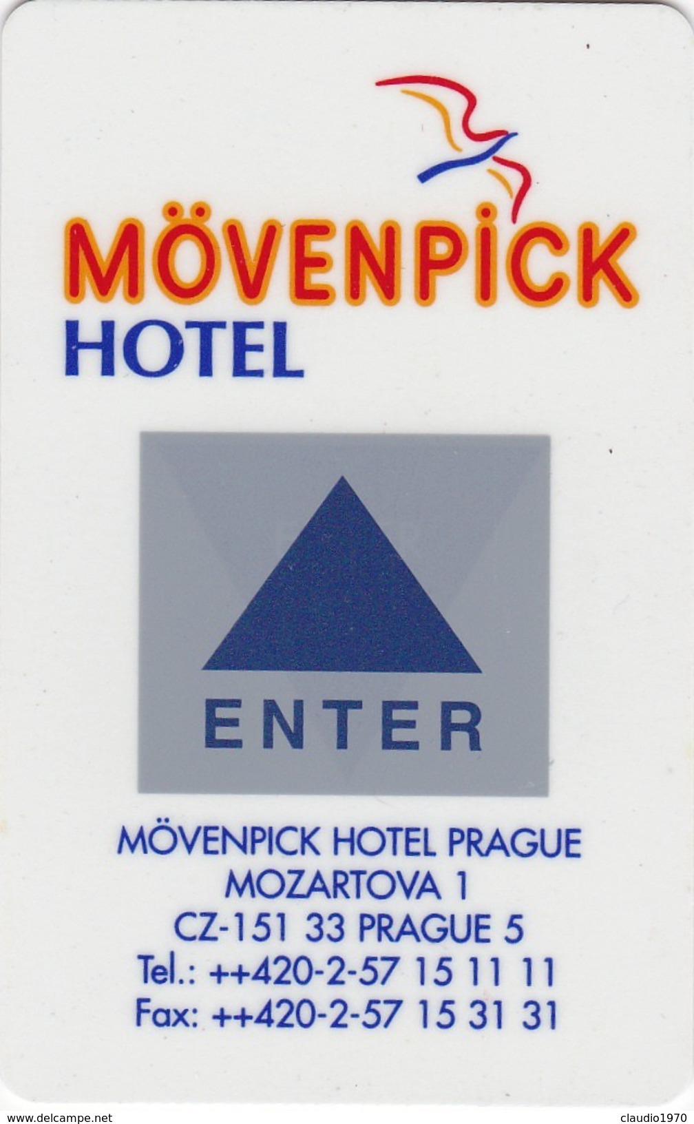 CHIAVI ELETTRONICHE DI MOVENPICK HOTEL - PRAGUE - PRAGA - Chiavi Elettroniche Di Alberghi
