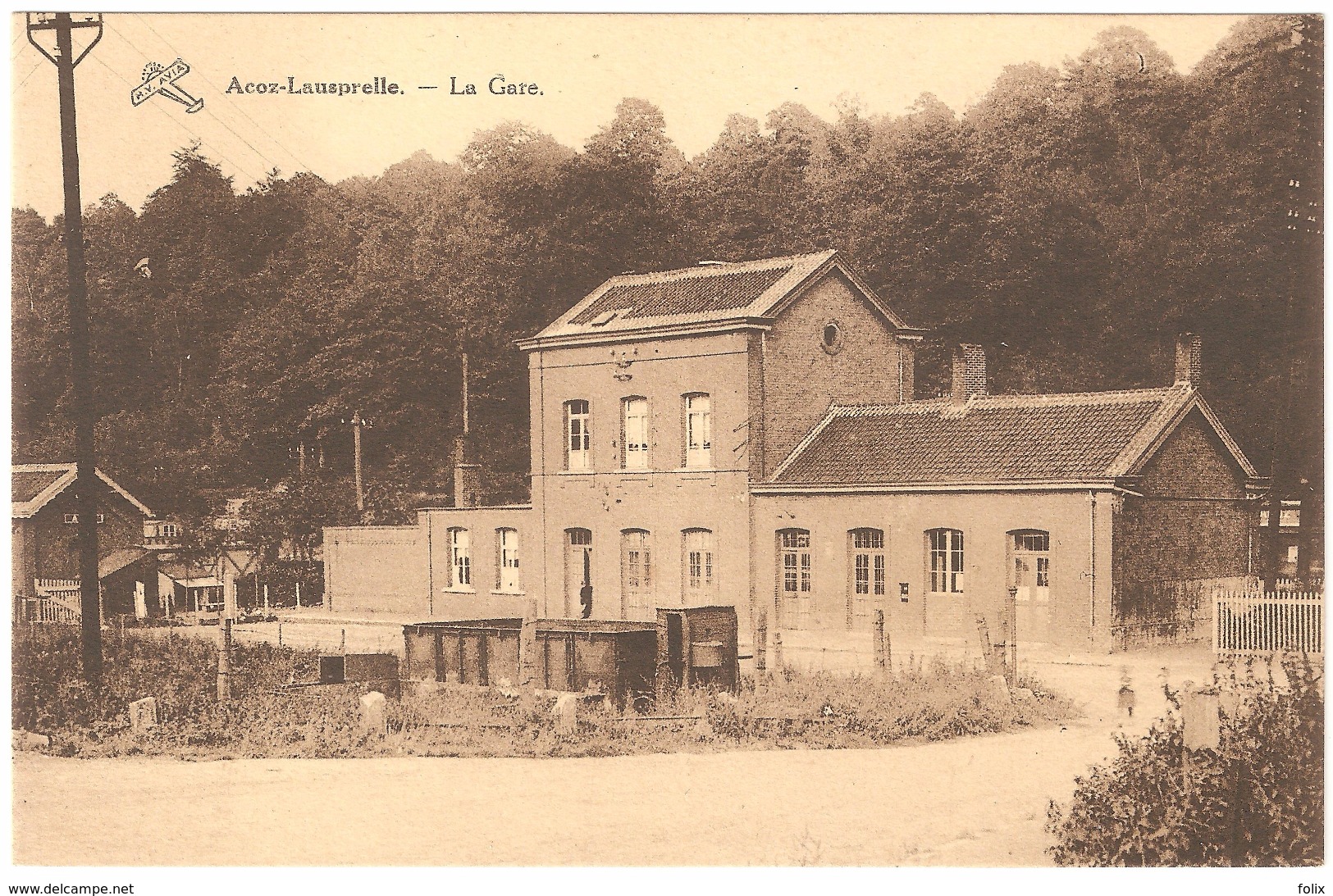 Acoz Lausprelle - La Gare - Edition E. Berny, Acoz Lausprelle - état Neuf - Gerpinnes