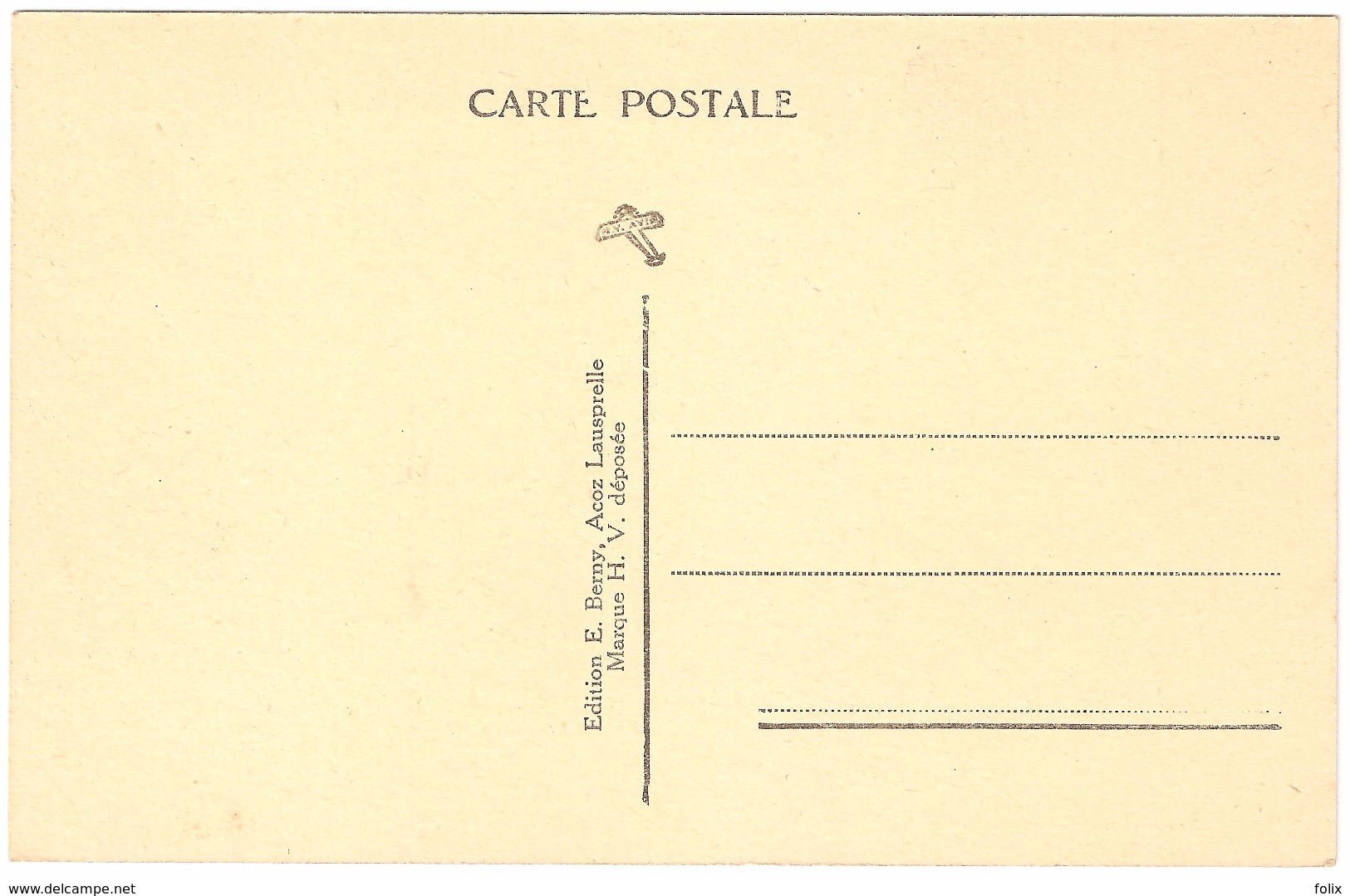 Acoz-Lausprelle - Route De Villers - Edition E. Berny, Acoz Lausprelle - état Neuf - Gerpinnes