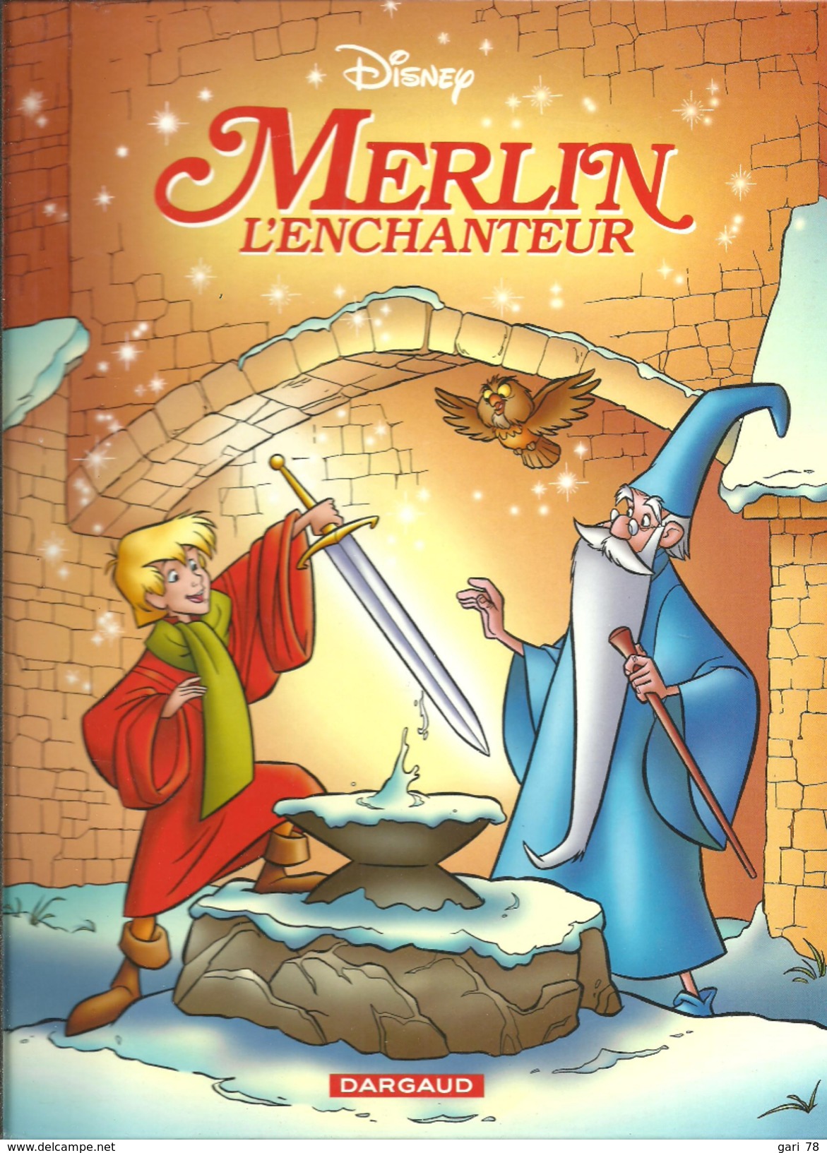 DISNEY MERLIN L'enchanteur BD Edition DARGAUD - Disney