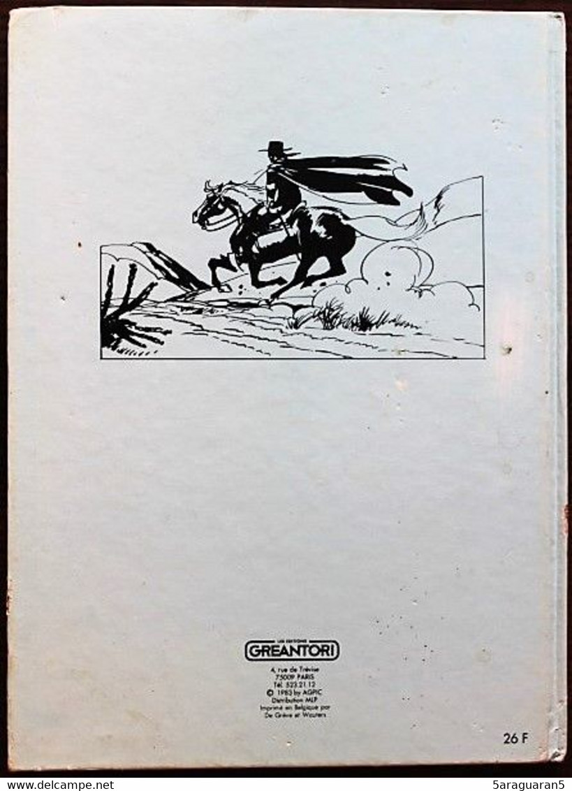 BD ZORRO (GREANTORI) - N° 1 De 1983 - EO - Zorro