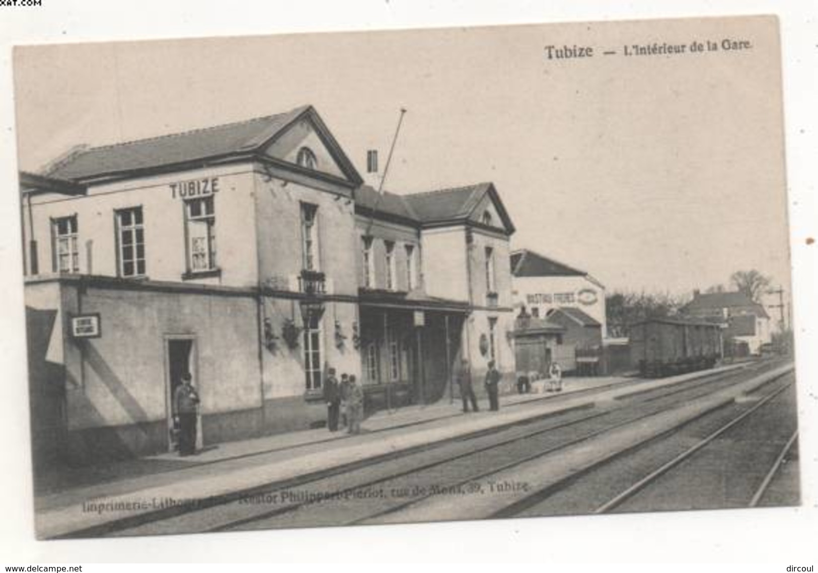 35654  -  Tubize    Intérieur  De La  Gare - Tubize