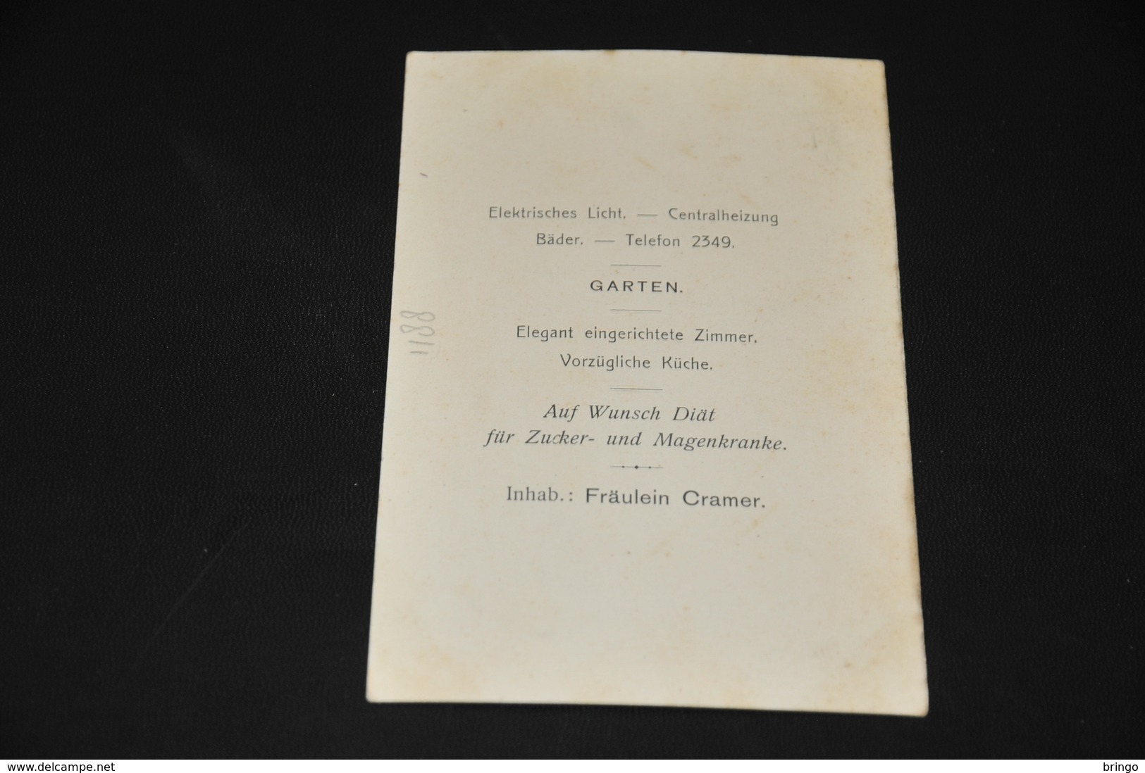 1188- Hotel Restaurant Garten, Inh. Fràulein Cramer - Hotels & Gaststätten