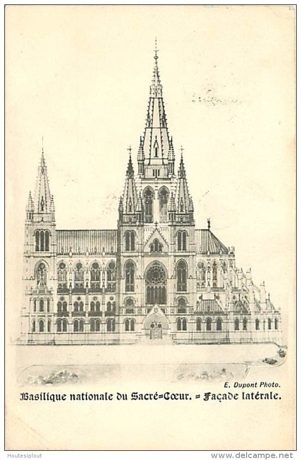 Koekelberg.  Basilique du Sacré-Coeur, projet non adopté    5  cartes