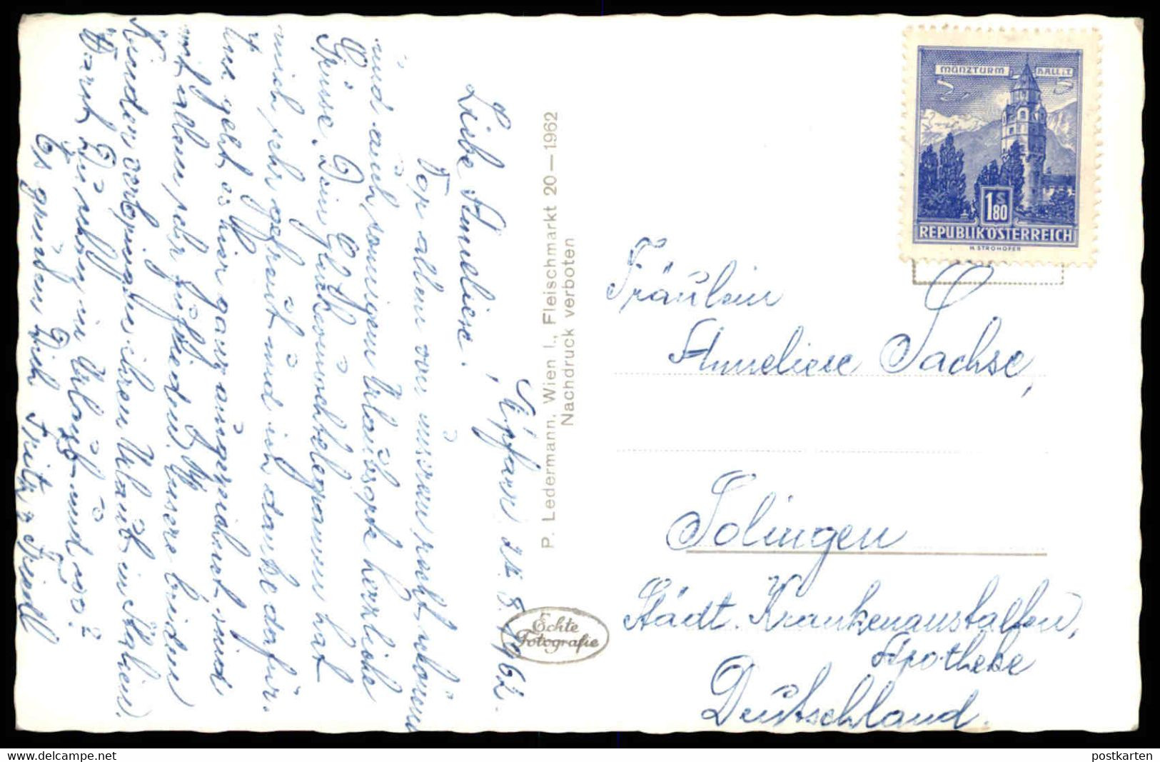 ÄLTERE POSTKARTE SOMMERFRISCHE MARIAPFARR 1120 METER GEGEN GRANITZL UND HOCHGOLLING Cpa AK Ansichtskarte Postcard - Mariapfarr