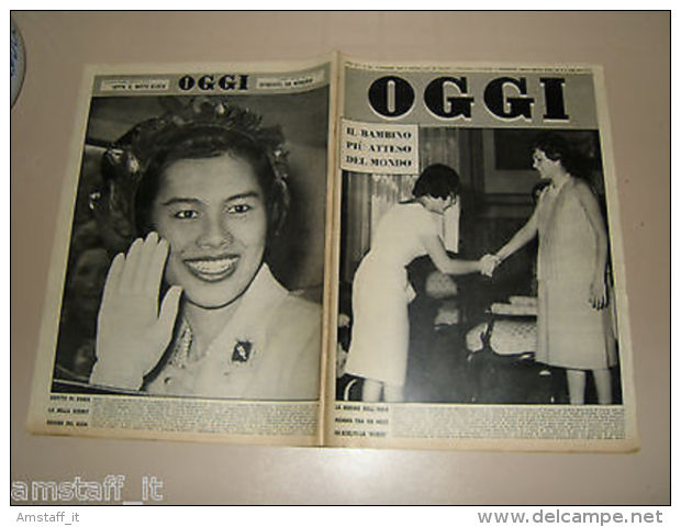 OGGI=1960/40=FARAH DIBA=QUEEN SIRIKIT THAILAND=AMALFI=CORNAREDO=MARIO RIVA= - Sin Clasificación