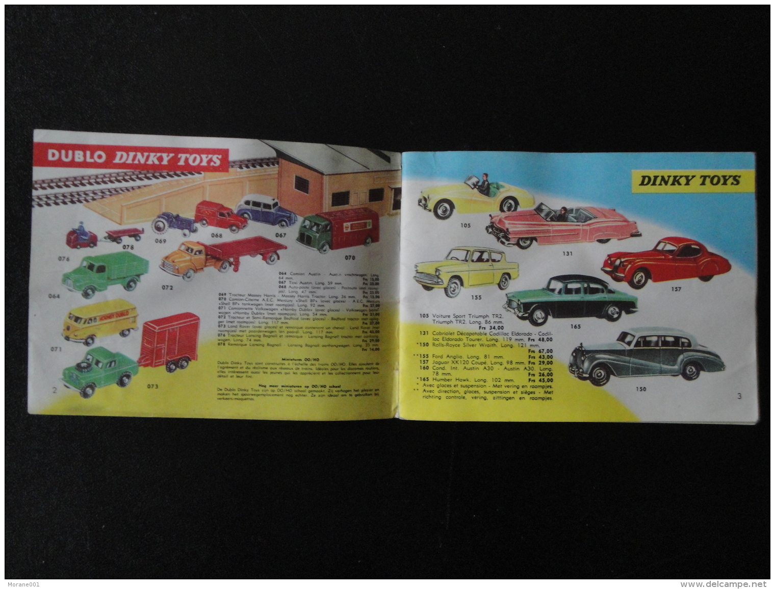 Catalogue Dinky Toys  Belgium 1961  13 X 9,5 Bon Etat - Autres & Non Classés
