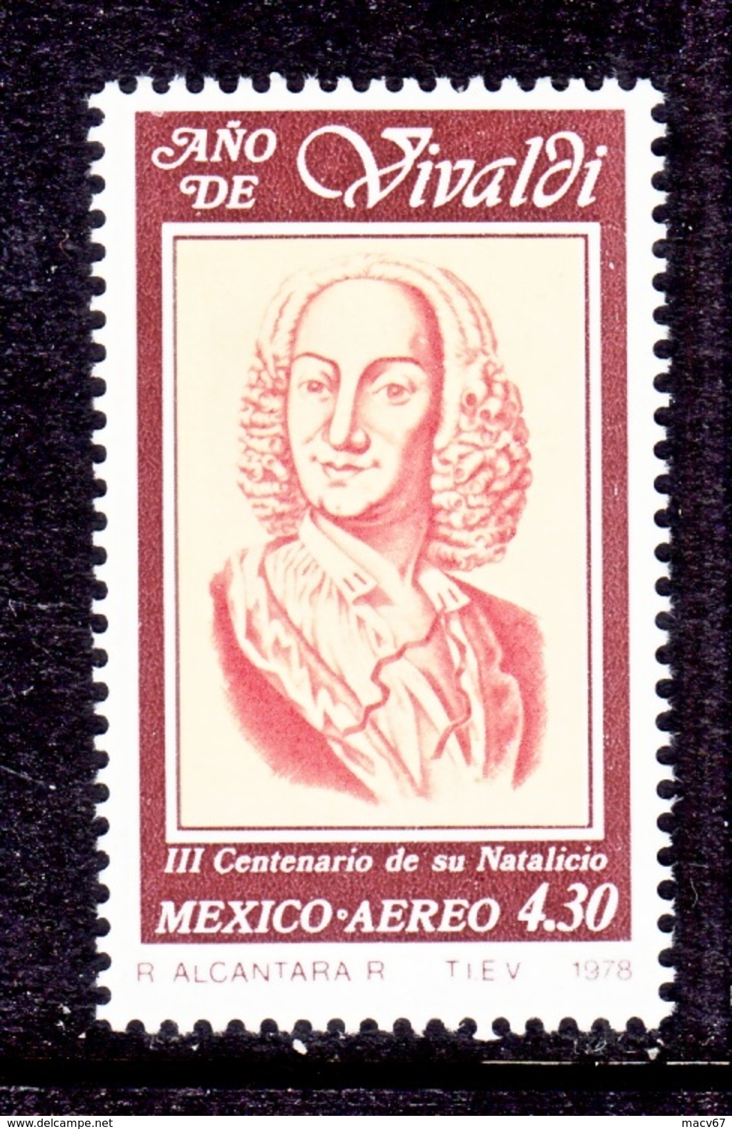 MEXICO  C 589    **    COMPOSER   VIVALDI - Music