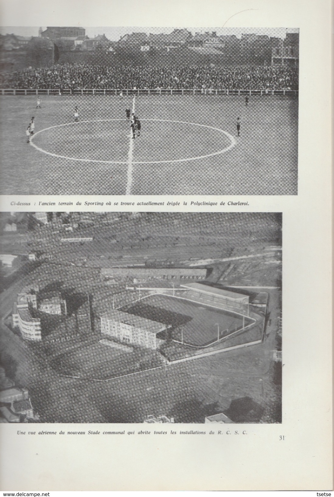 Très Intéressant Livre Sur Le Royal Sporting De Charleroi ... Son Histoire De 1904 à 1954 ( Cinquantenaire ) - Sport