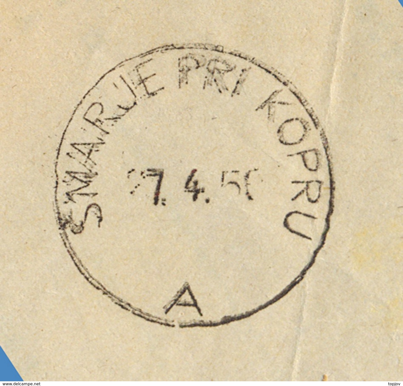 TRIESTE B - SLOVENIA - ISTRIA - BEES Stamp On PRINTED MATTER To SMARJE Pri KOPRU - 1950 - Poststempel