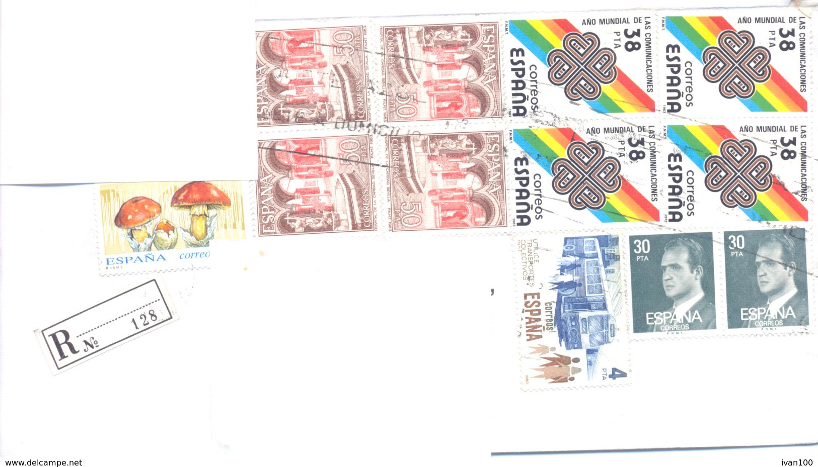 1999. Spain, He Letter Sent By Registered Post To Moldova - Storia Postale