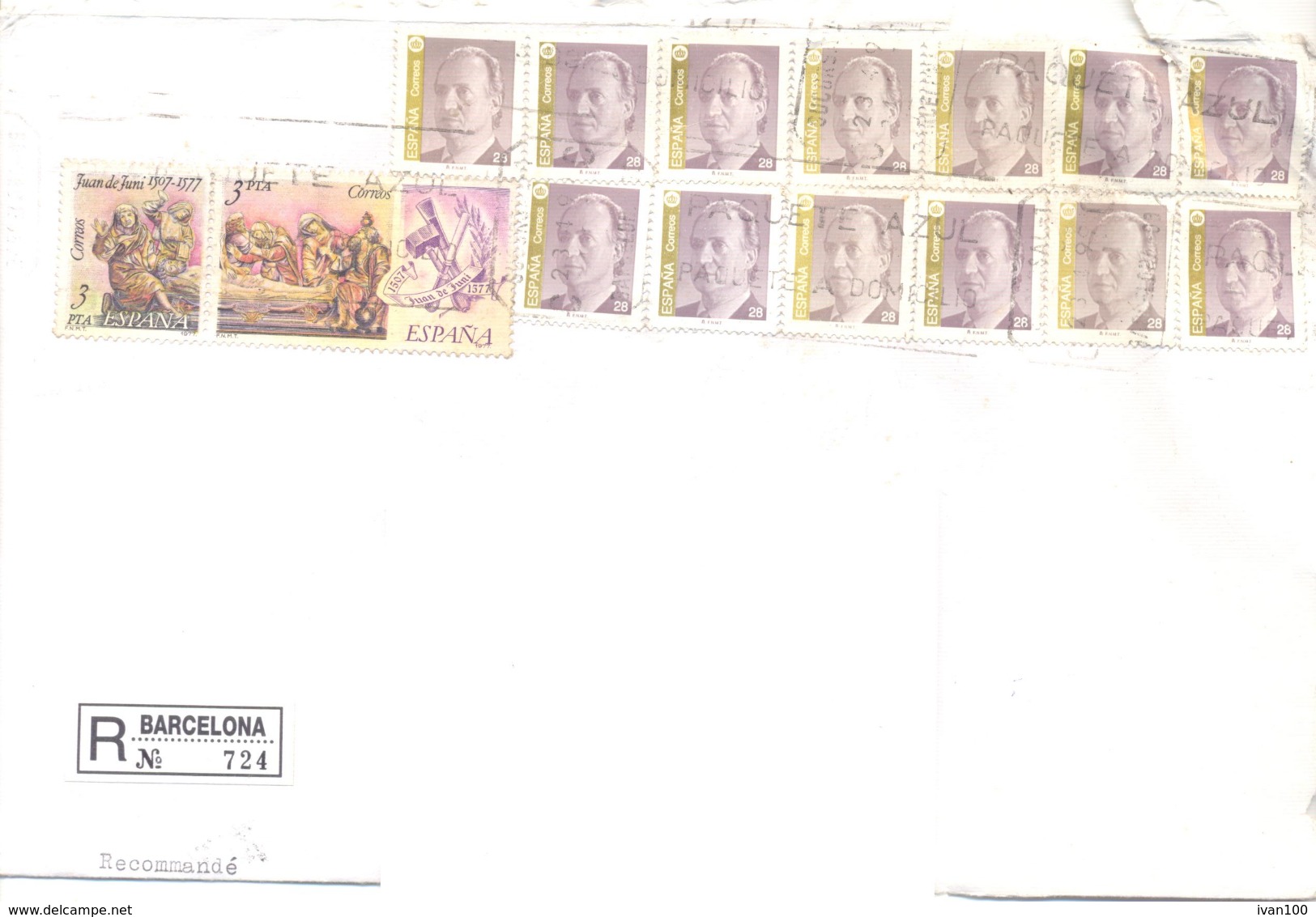 1999. Spain, He Letter Sent By Registered Post To Moldova - Storia Postale