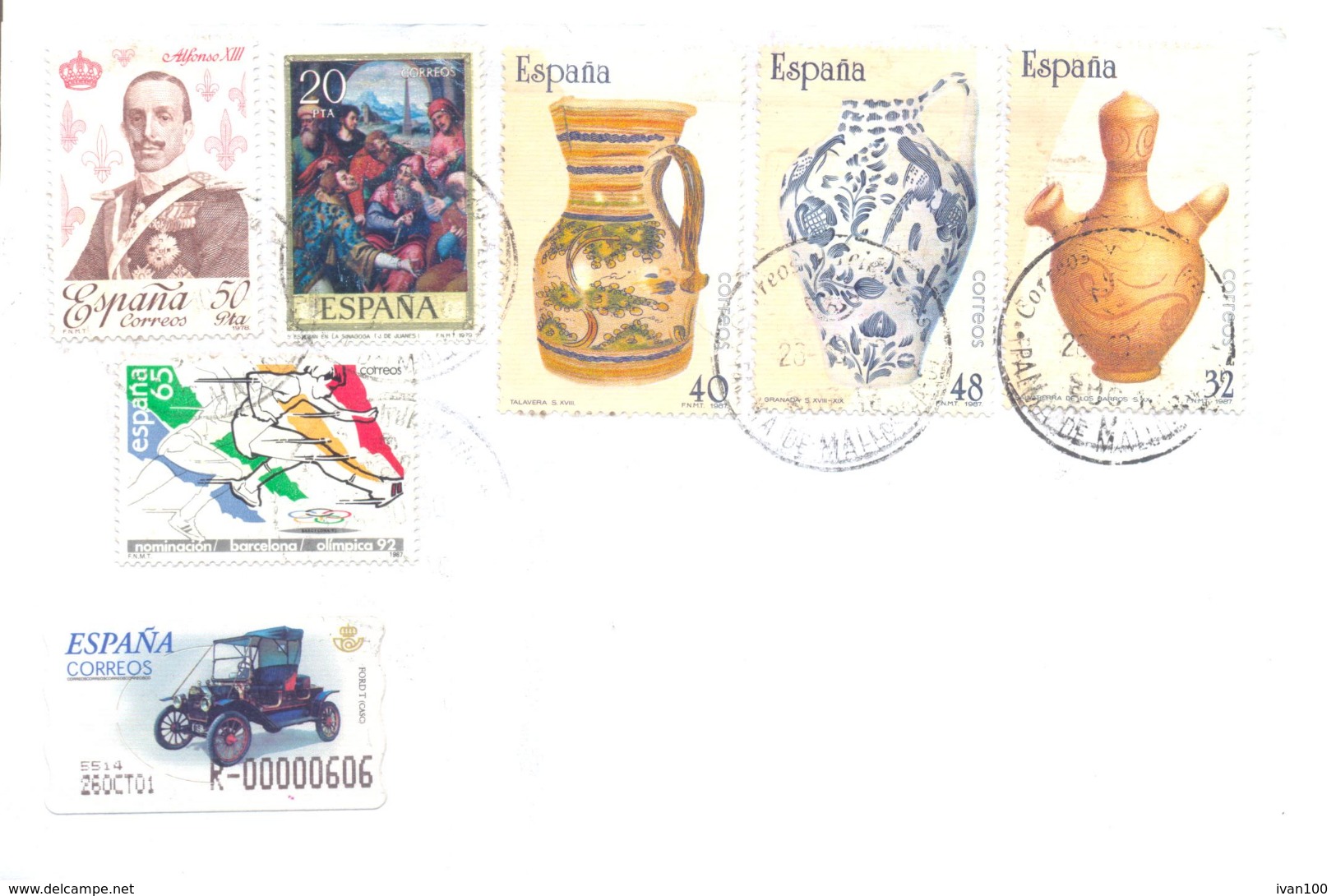 2001. Spain, He Letter Sent By Registered Post To Moldova - Storia Postale
