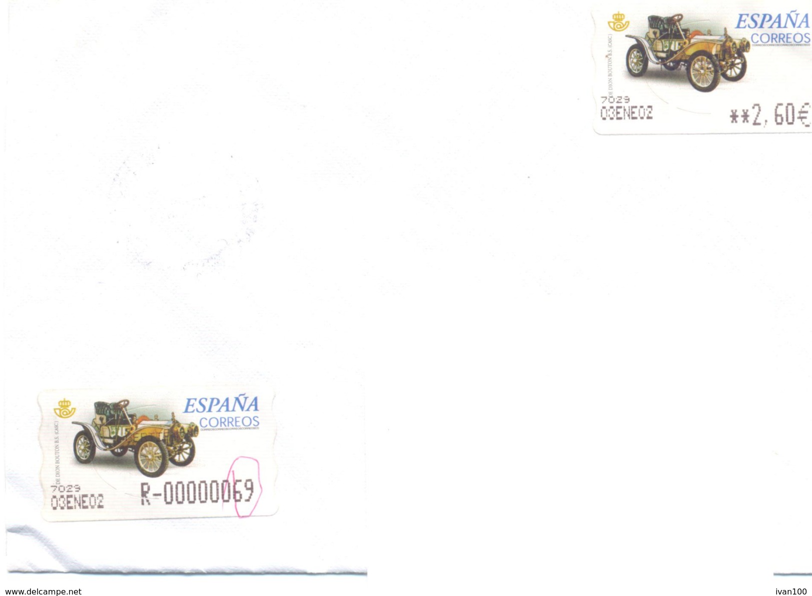 2002. Spain, He Letter Sent By Registered Post To Moldova - Storia Postale