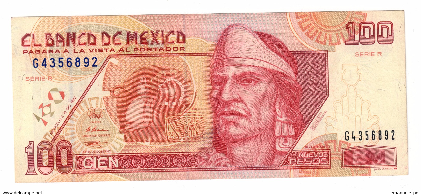Mexico 100 Pesos 1992 - Mexiko