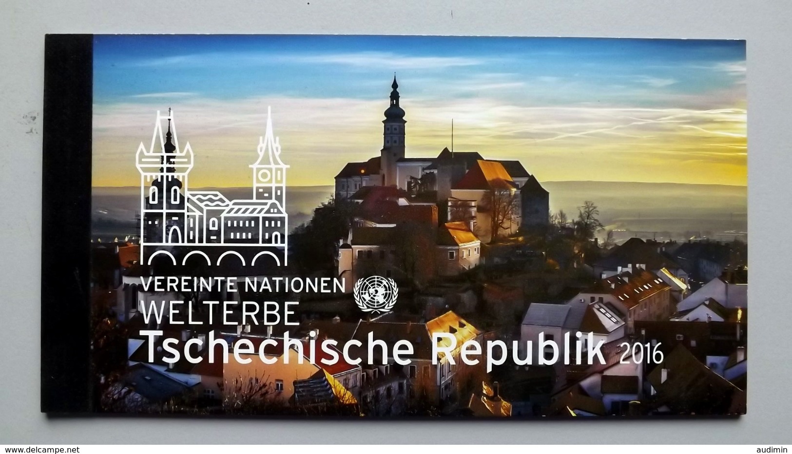 UNO-Wien 927/32 MH/booklet 0-19 **/mnh, UNESCO-Welterbe: Tschechische Republik - Markenheftchen