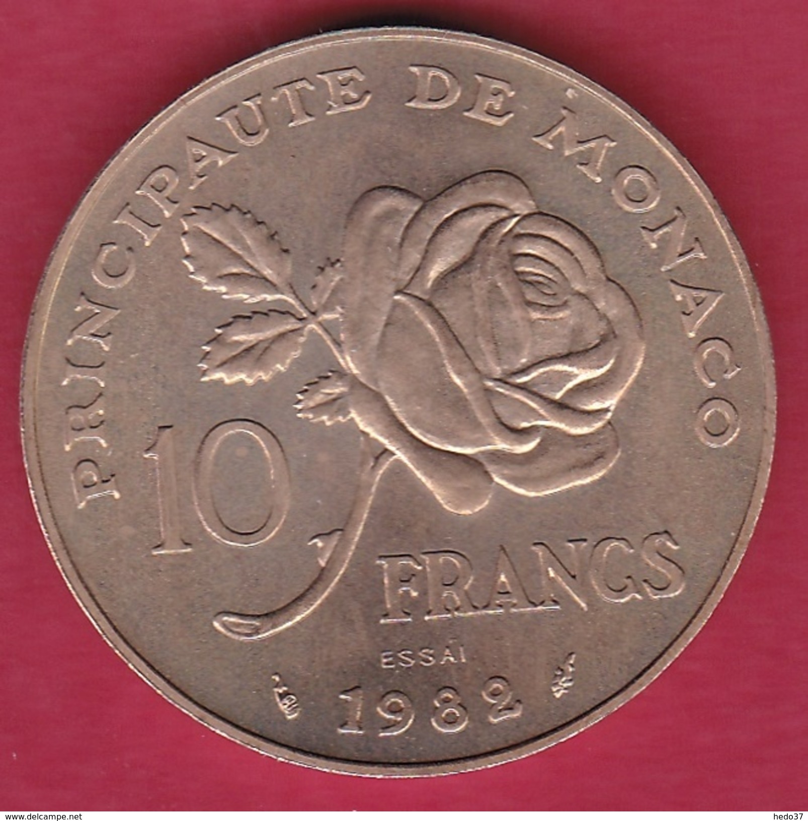 Monaco - ESSAI - Princesse Grace - 10 Francs - 1982 - Autres & Non Classés