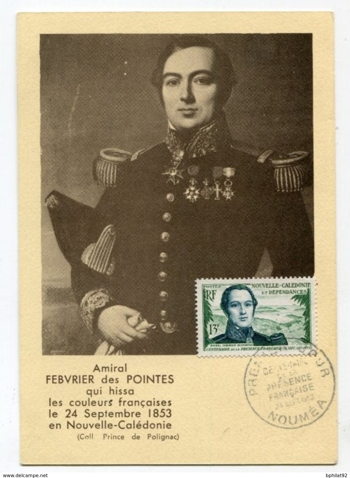 !!! CARTE MAXIMUM AMIRAL DES POINTES CACHET 1ER JOUR - Cartes-maximum