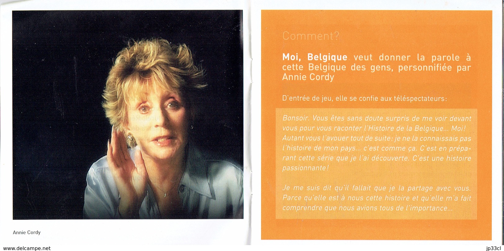 Livret Programme De La Série Télévisée Moi, Belgique Par Annie Cordy (2006) - Programs