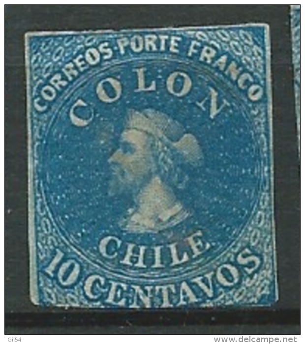 chili lot de 34 timbres periode classique ( yvert entre 1 et 10 )  voir les 33 scans    - bce 4350