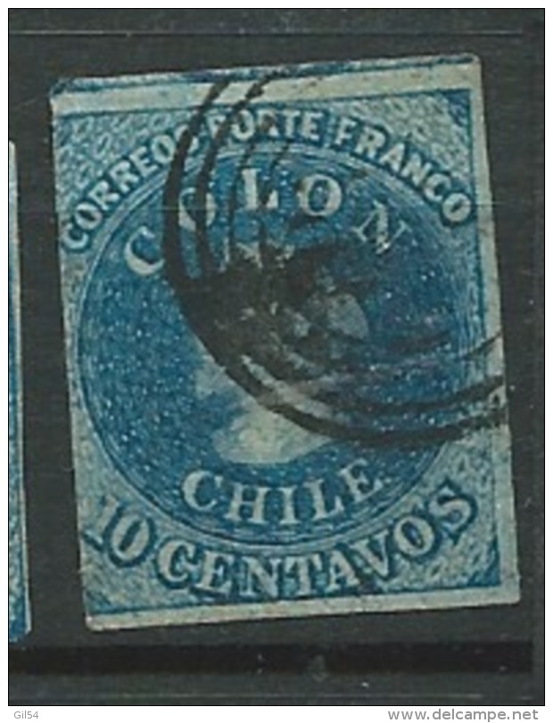 chili lot de 34 timbres periode classique ( yvert entre 1 et 10 )  voir les 33 scans    - bce 4350