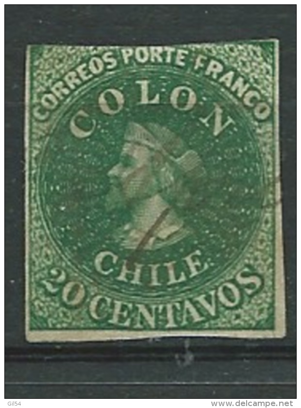 chili lot de 34 timbres periode classique ( yvert entre 1 et 10 )  voir les 33 scans    - bce 4350