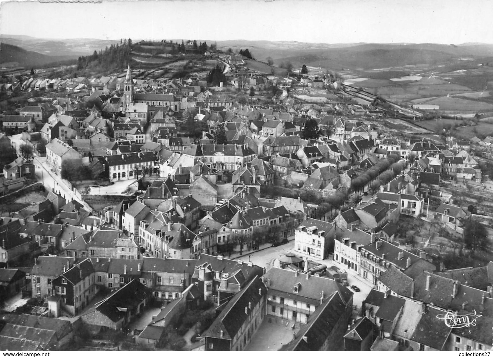 58-CHATEAU CHINON- VUE GENERALE AERIENNE - Chateau Chinon