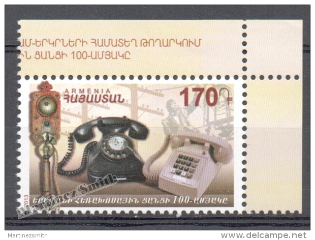 Armenia - Armenie 2013 Yvert 750, Communication, Centenary Of The Automatic Telephone - MNH - Armenia