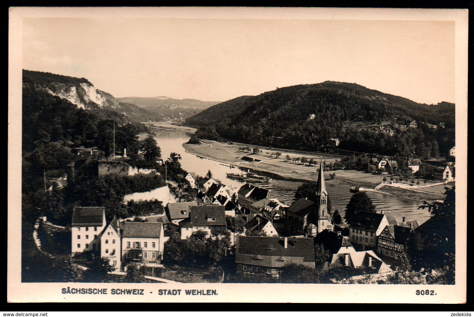 A4137 - Alte Foto Ansichtskarte - Wehlen Sächsische Schweiz - Foto Hering - Wehlen