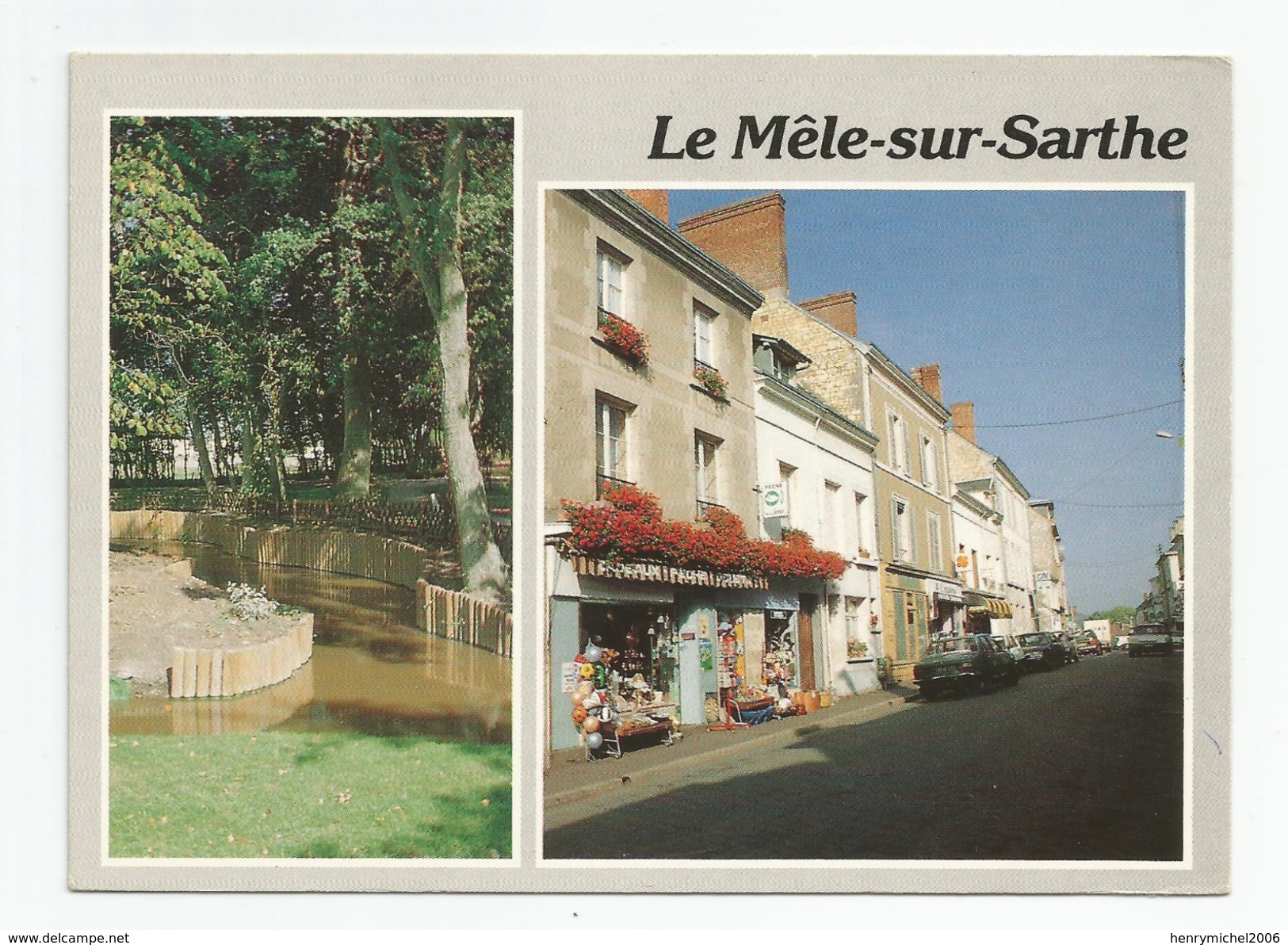 61 Orne - Le Mele Sur Sarthe  Magasin De Peche Cadeaux  Ed Combier - Le Mêle-sur-Sarthe