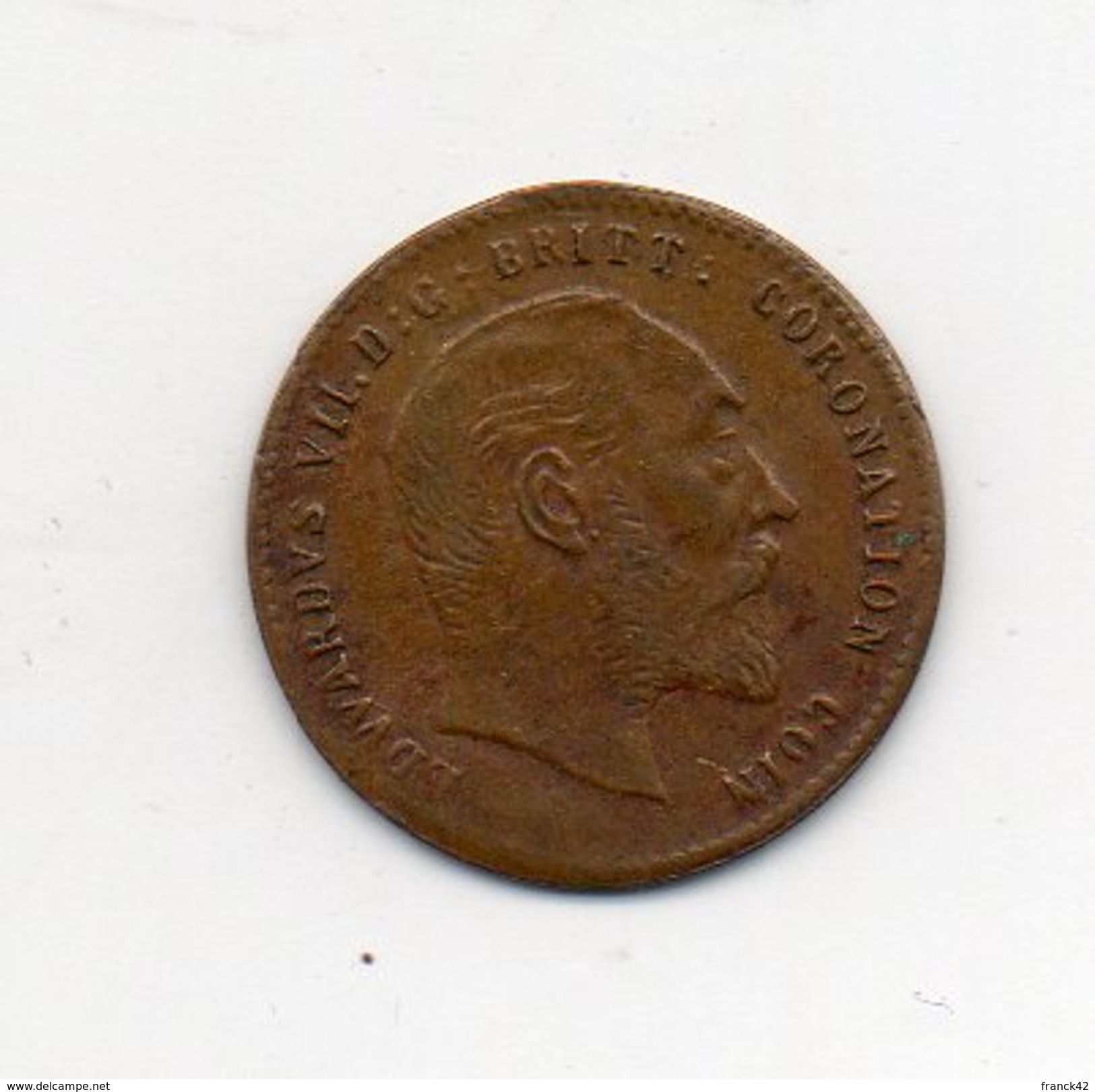 Token. Edouard VII. 1902 - Other & Unclassified