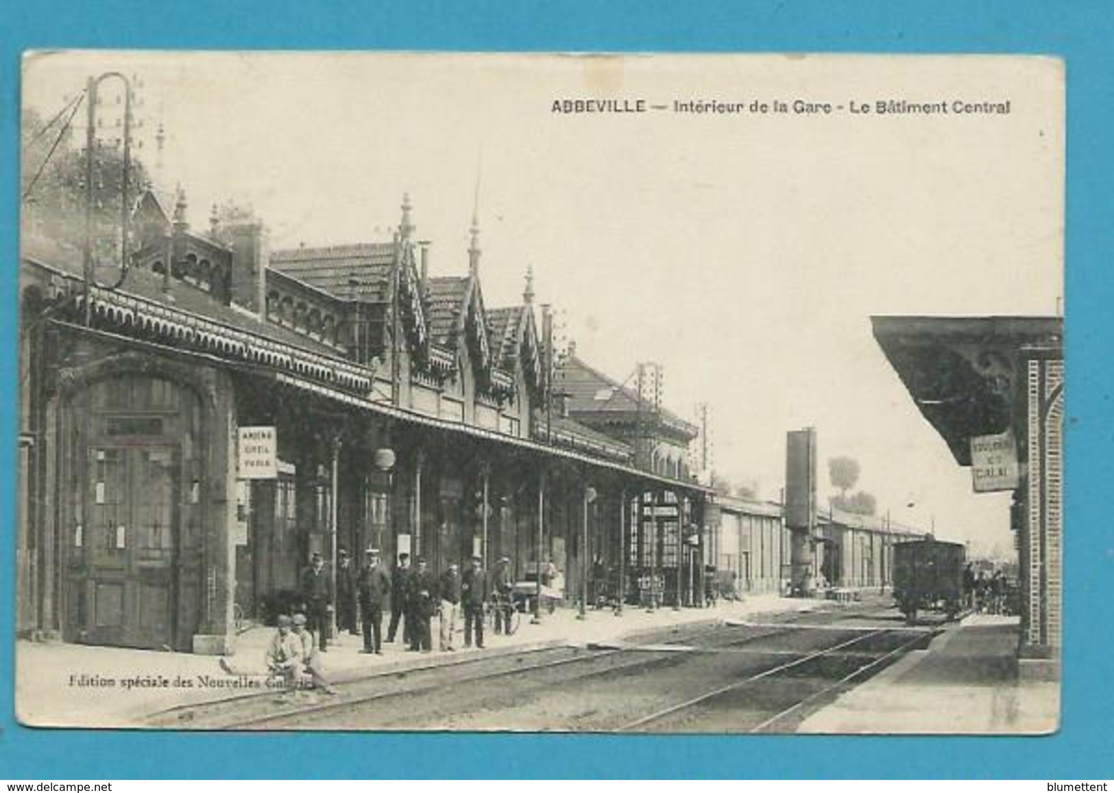 CPA - Chemin De Fer La Gare De ABBEVILLE 80 - Abbeville