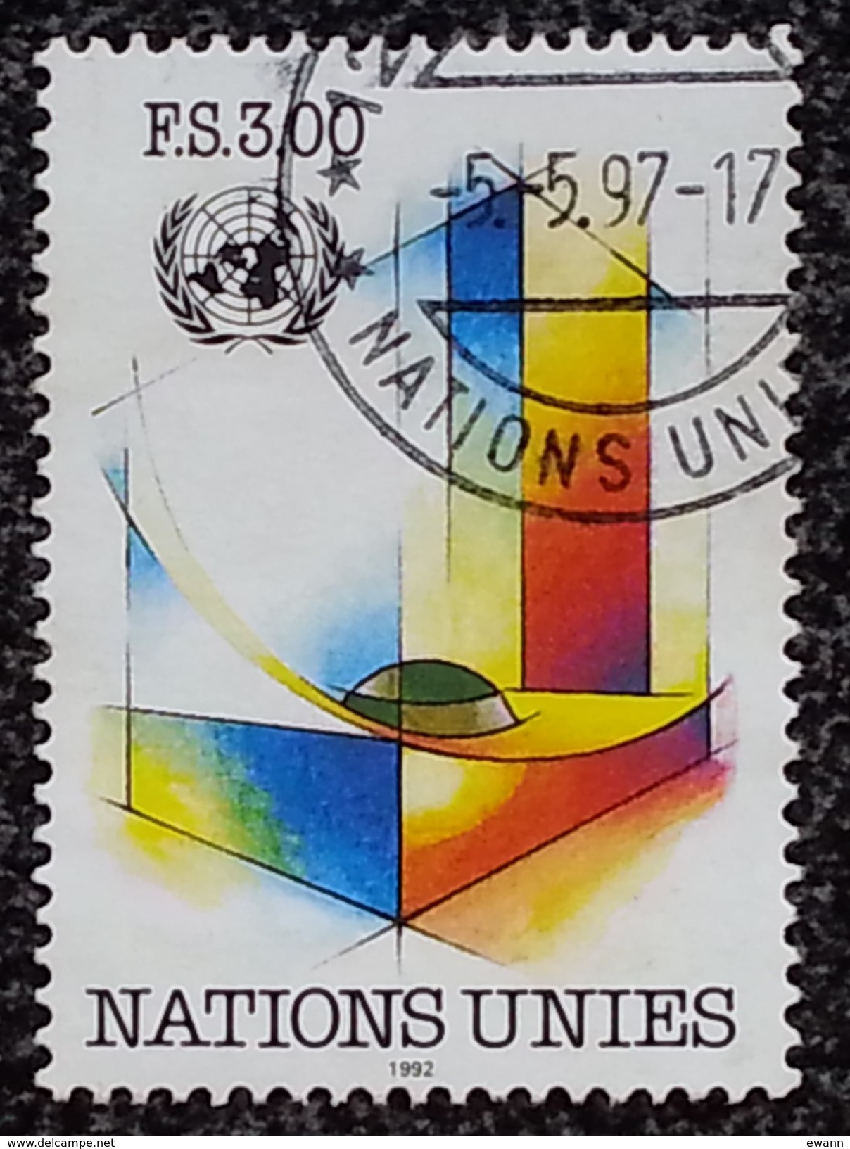 NATIONS-UNIES - Genève - YT N°224 - Siège De L'ONU - 1992 - Oblitéré - Oblitérés