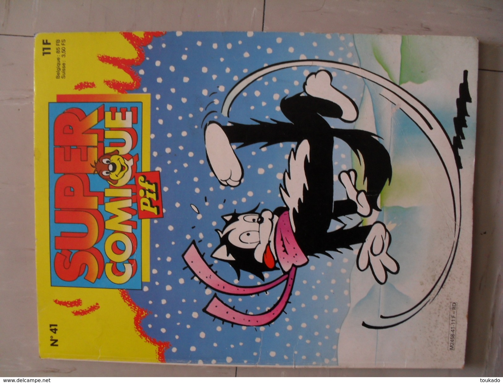 Bd Grand Format Super Comique Pif N° 41, éditions Vaillant 1986 - Pif & Hercule
