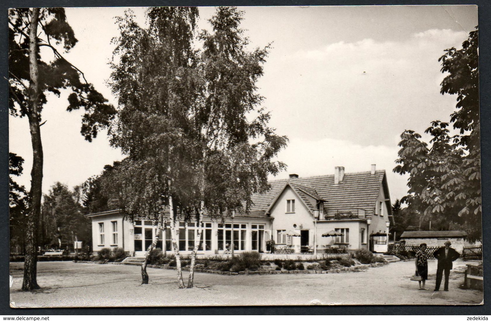 A4185 - Alte Foto Ansichtskarte - Klausdorf Kr. Zossen - HO Gaststätte Strandgaststätte - Gel 1967 - Rotophot - Klausdorf