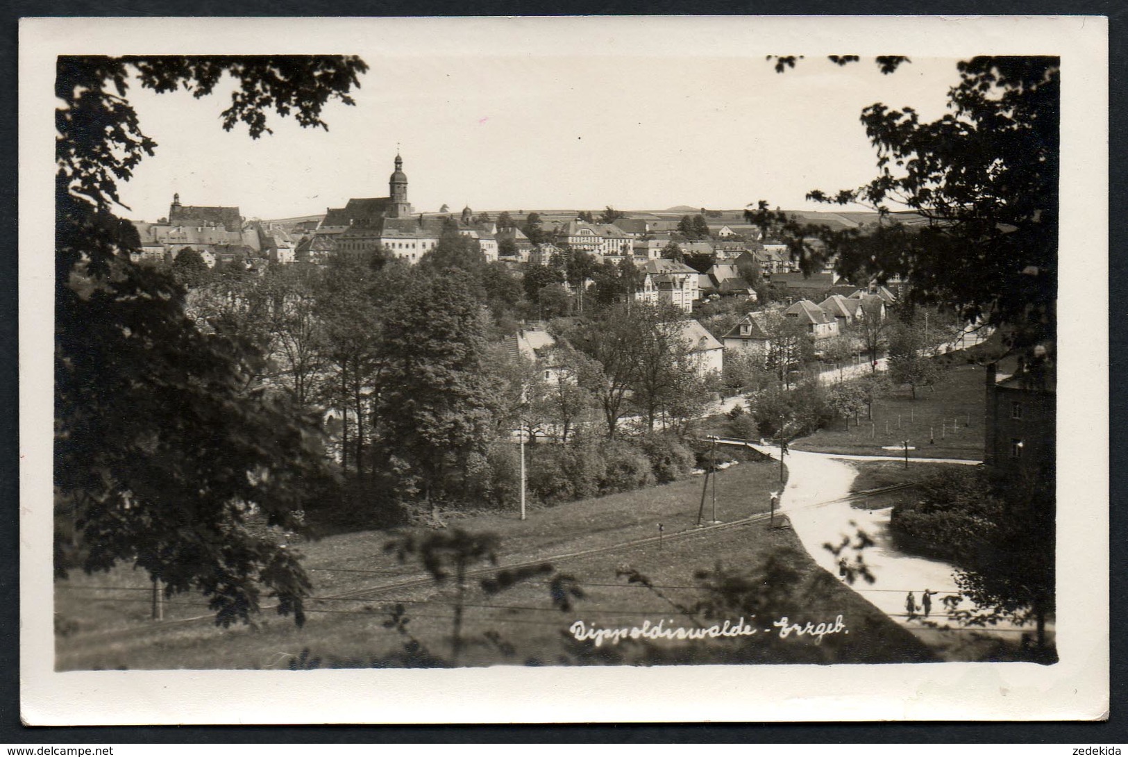 A4186 - Alte Foto Ansichtskarte - Dippoldiswalde - Gel 1952 - Sonderstempel - Liebscher - Dippoldiswalde