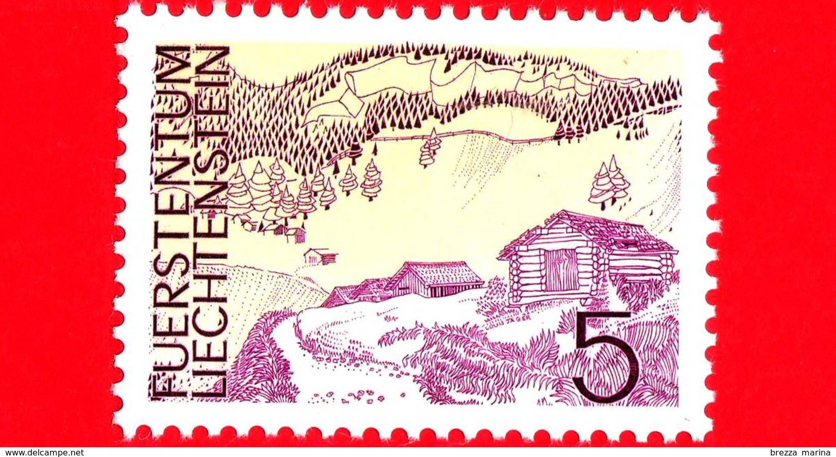 Nuovo - MNH - LIECHTENSTEIN - 1973 - Paesaggi - Landscapes -Silum - 5 - Ungebraucht