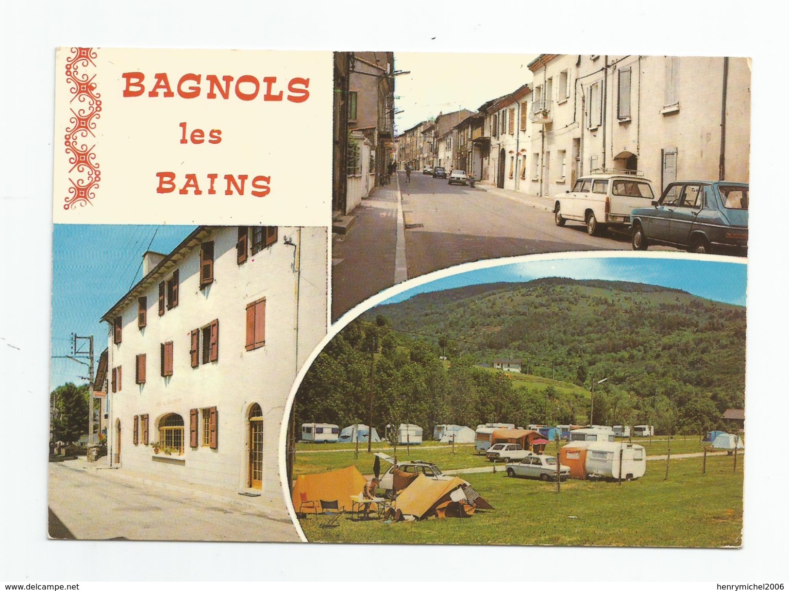 48 Lozere - Bagnols Les Bains Camping Rue Multi Vues - Sonstige & Ohne Zuordnung