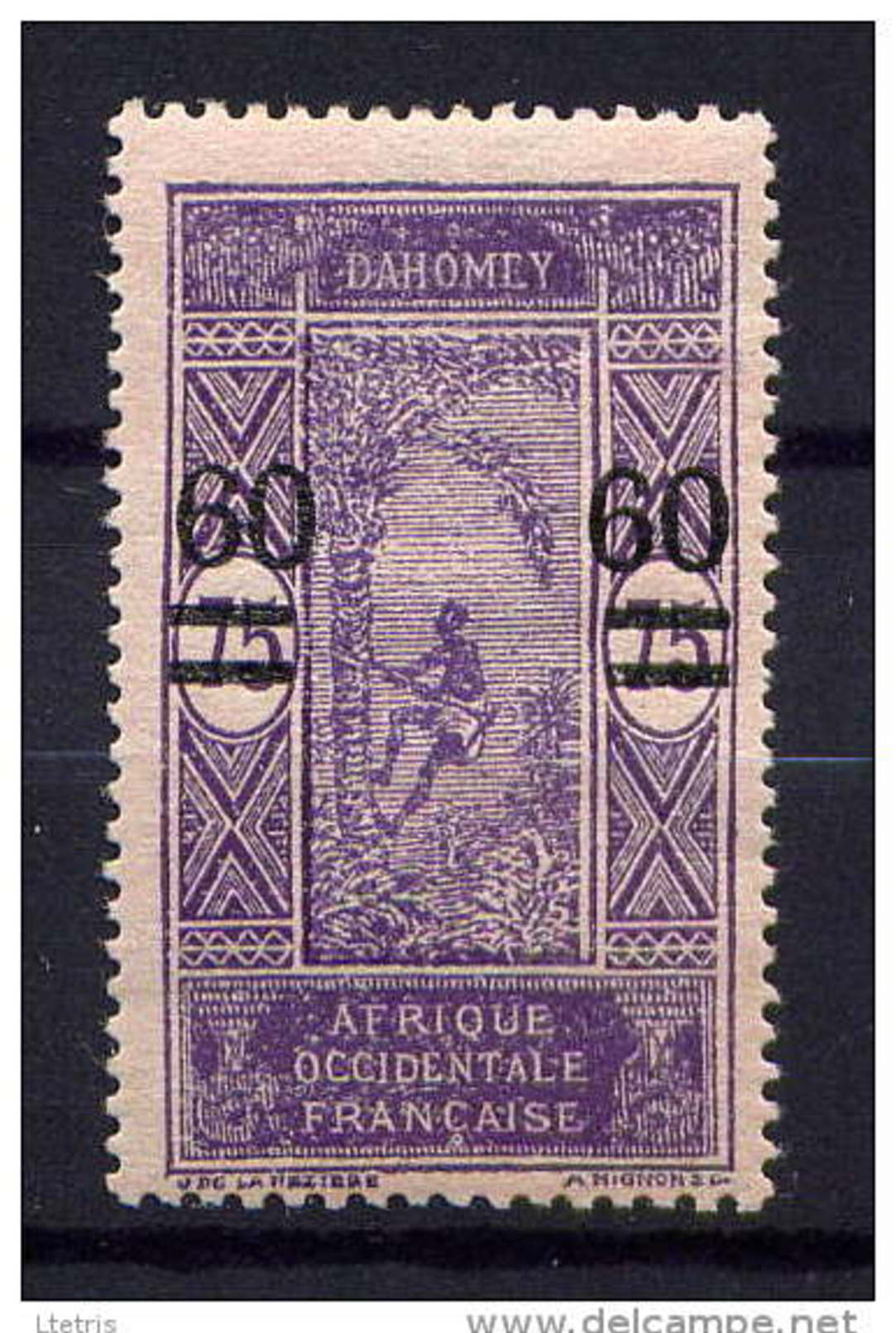 DAHOMEY - N° 66** - LE PALMISTE SURCHARGE - Andere & Zonder Classificatie