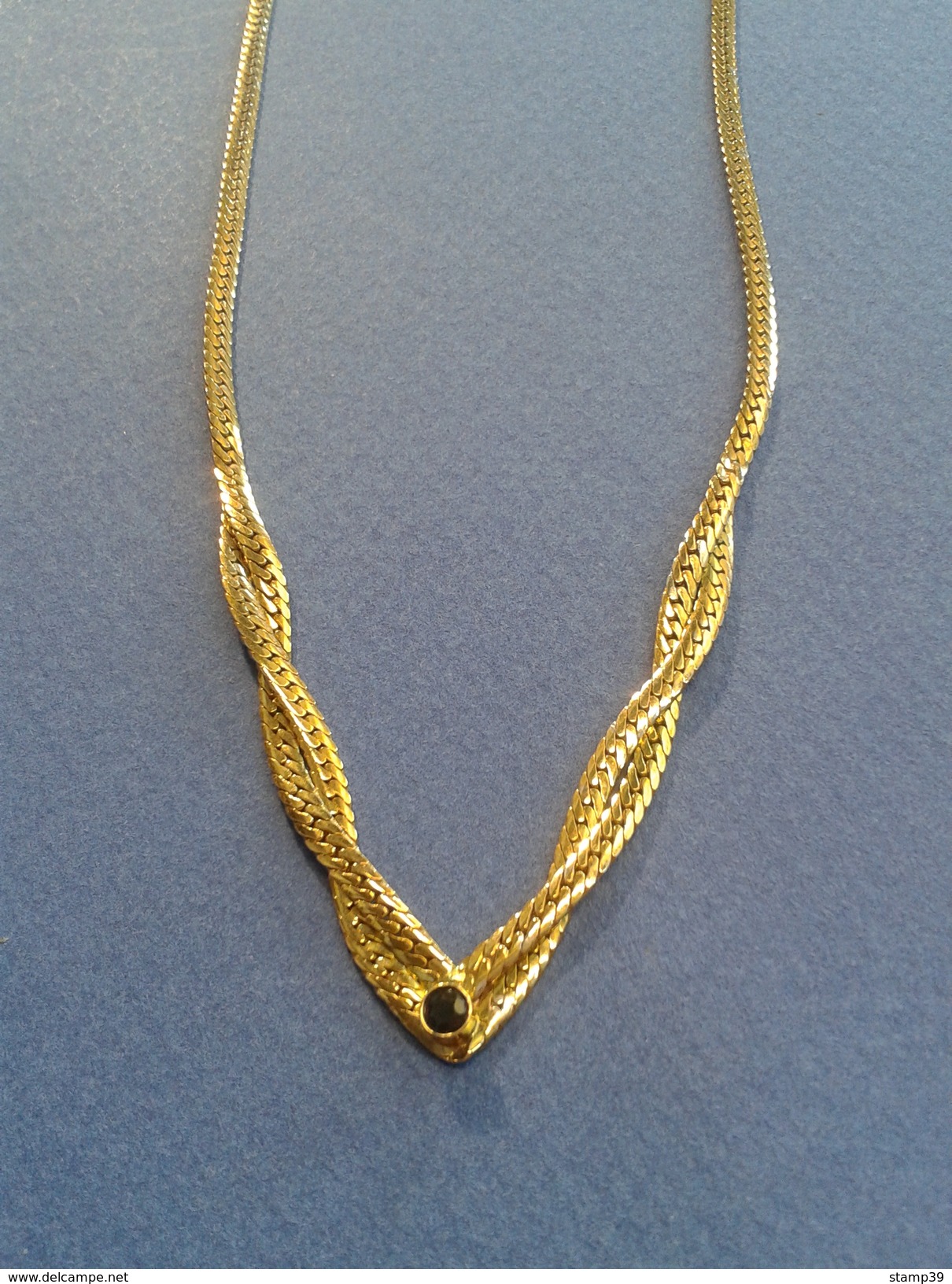 Collier Ancien De Plaqué Or - Longueur 22cm - Collares/Cadenas