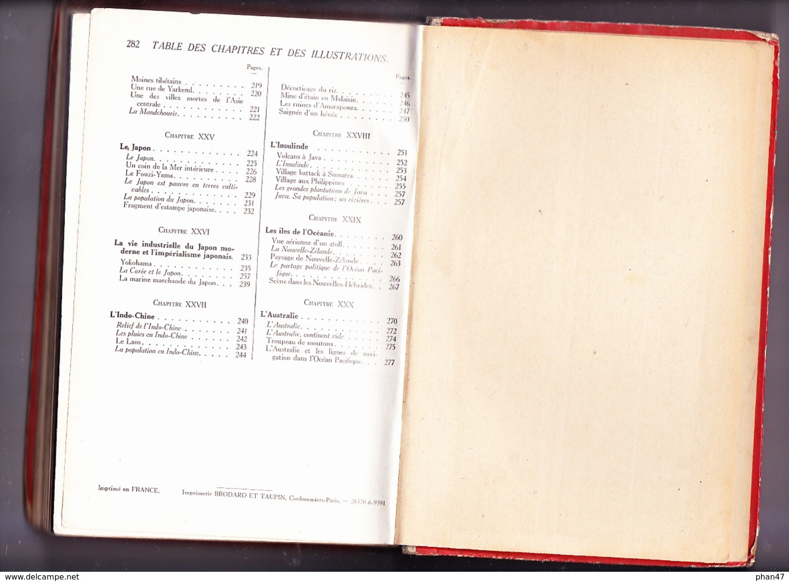 GEOGRAPHIE Classe De 5 ème, Cours DEMANGEON, Aimé PERPILLOU, Librairie HACHETTE, 1938 - 12-18 Ans