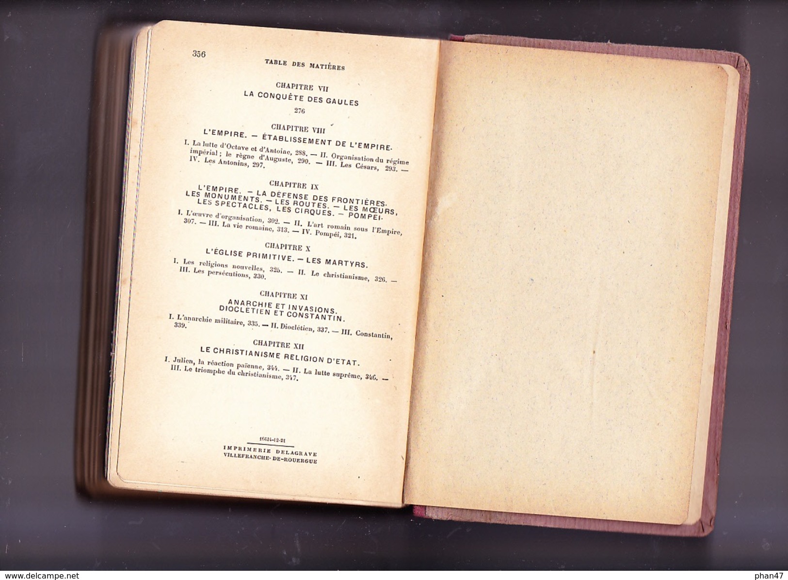 L'ANTIQUITE, Cours d'Histoire à l'usage du Premier cycle, Classe de  6 ème, G.BARDOT, E.NOUVEL, Editions Delagrave 1922